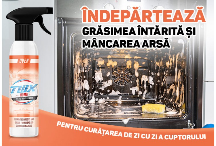 TWX® Home Oven – Produs pentru Curățat Cuptorul și Plita Fără Vapori Nocivi 300 ml